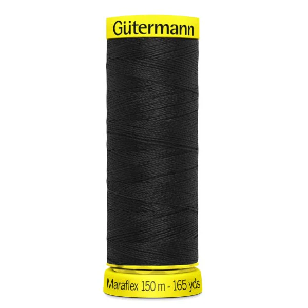 000 Gutermann Maraflex Thread 150m - Black