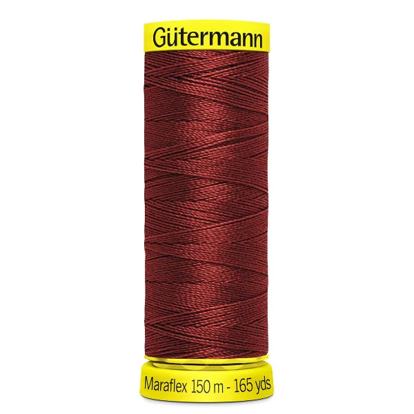 12 Gutermann Maraflex Thread 150m - Dark Red