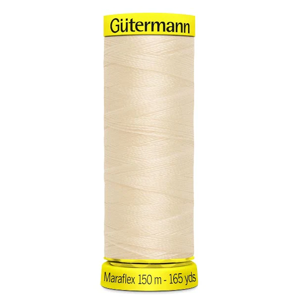169 Gutermann Maraflex Thread 150m - Cream