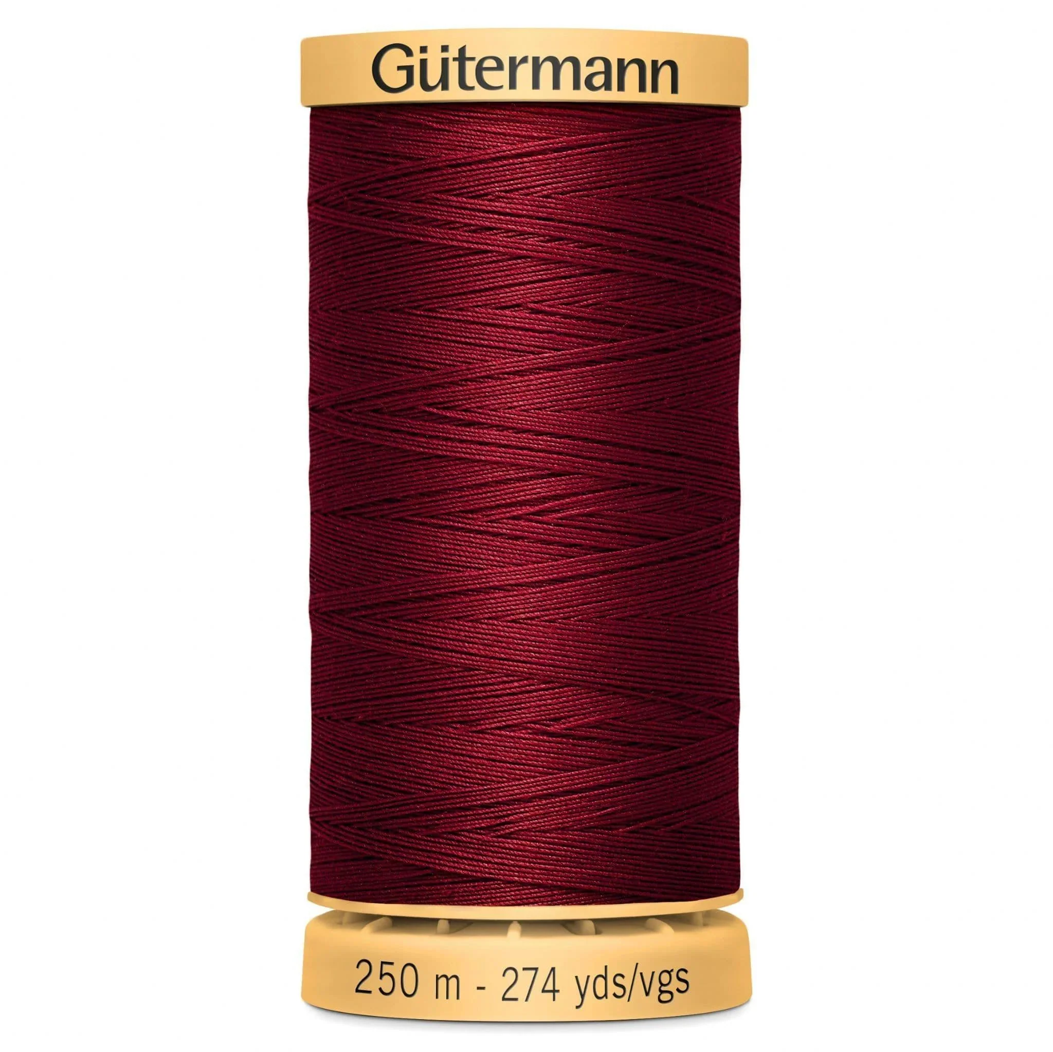 2433 Gutermann Natural Cotton Thread 250m - Maroon
