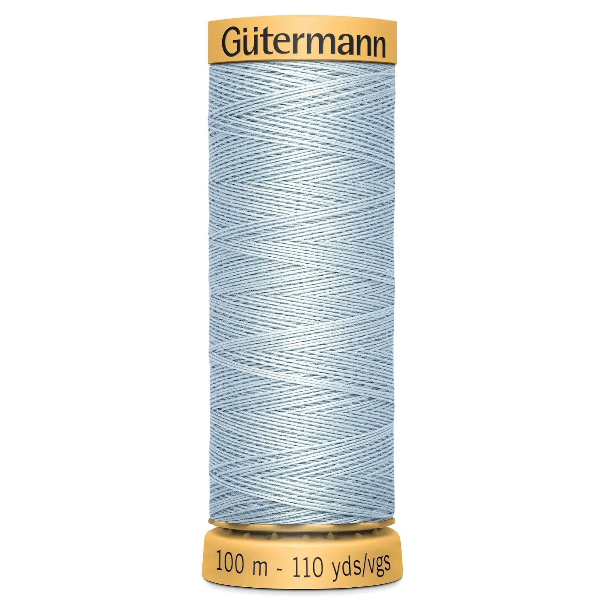 6217 Gutermann Natural Cotton Thread 100m - Pale Light Blue