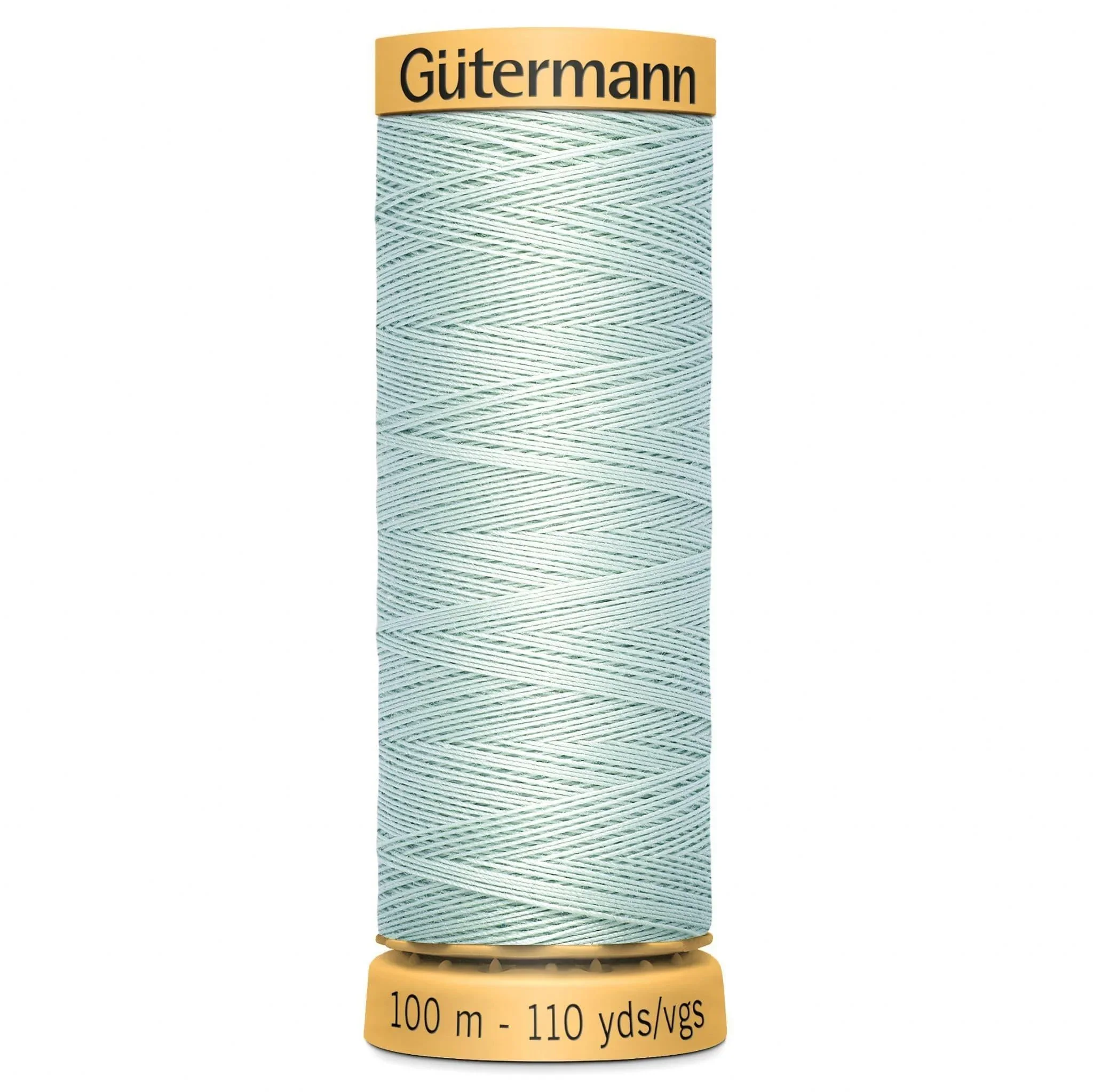 7318 Gutermann Natural Cotton Thread 100m - Light Grey Blue
