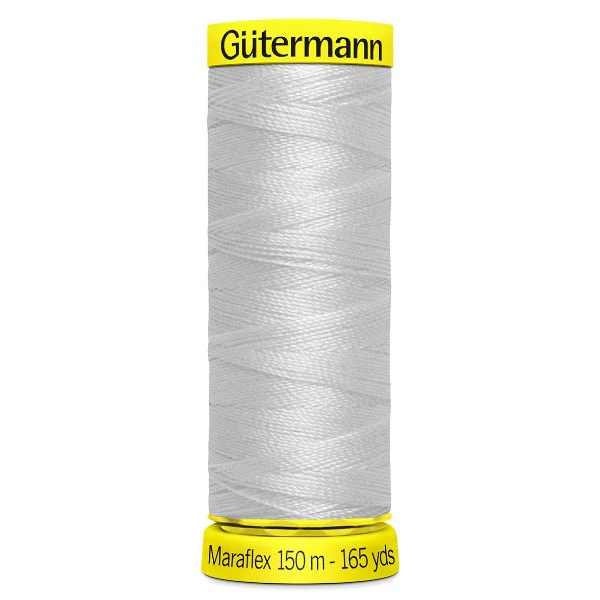 8 Gutermann Maraflex Thread 150m - Light Grey
