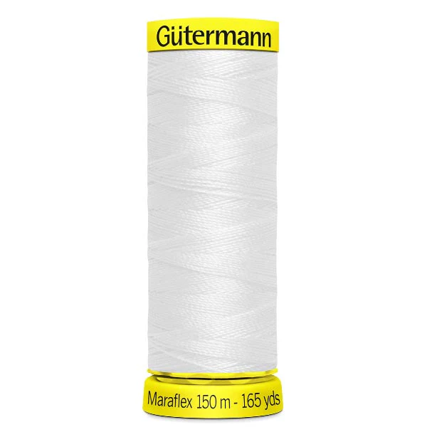 800 Gutermann Maraflex Thread 150m - White