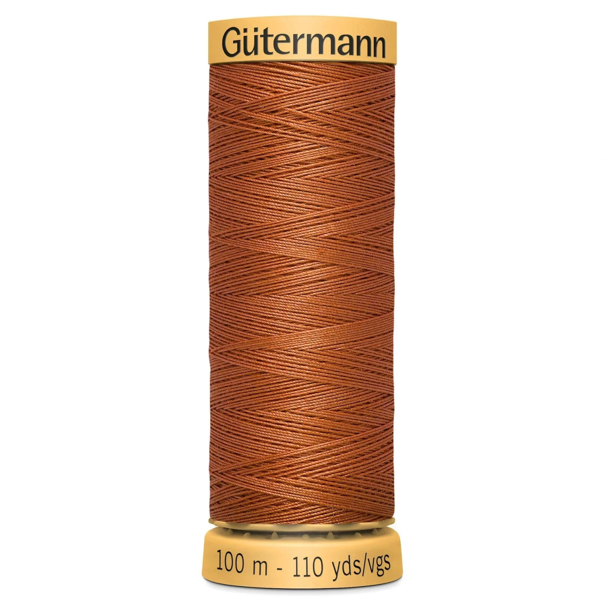 1955 Gutermann Natural Cotton Thread 100m - Rustic Red