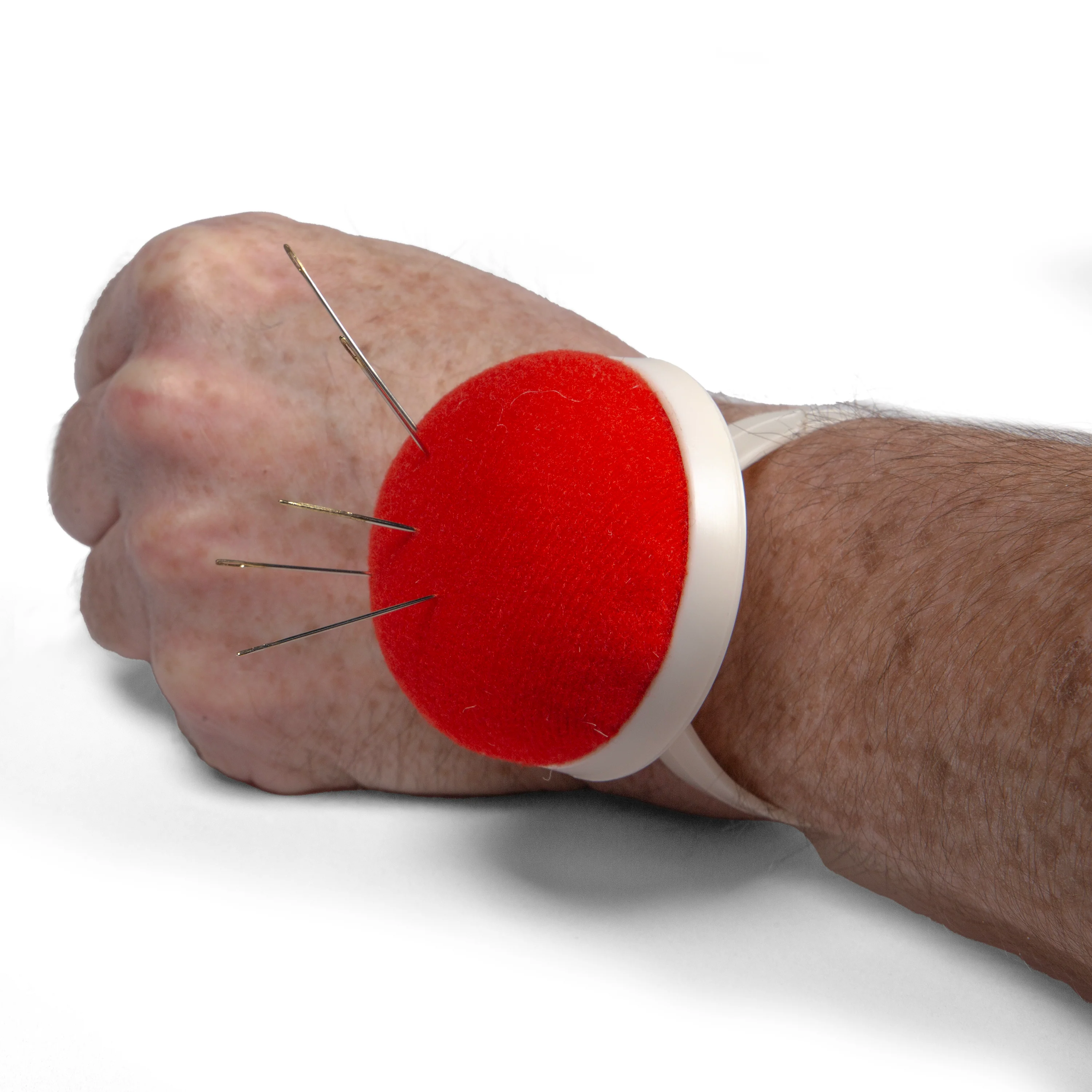 Wrist Pin Cushion for Sewing – Adjustable Strap with Soft Fabric Cushion for Needles & Pins | Comfortable Wristband Sewing Tool for Tailors, Quilters & Crafters - Image 4